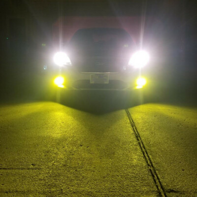 Pair Of Yellow Lens Fog Lights For Toyota - H11 Halogen Bulbs, Direct Replacement, 90-Day Warranty 5 thumbnail image