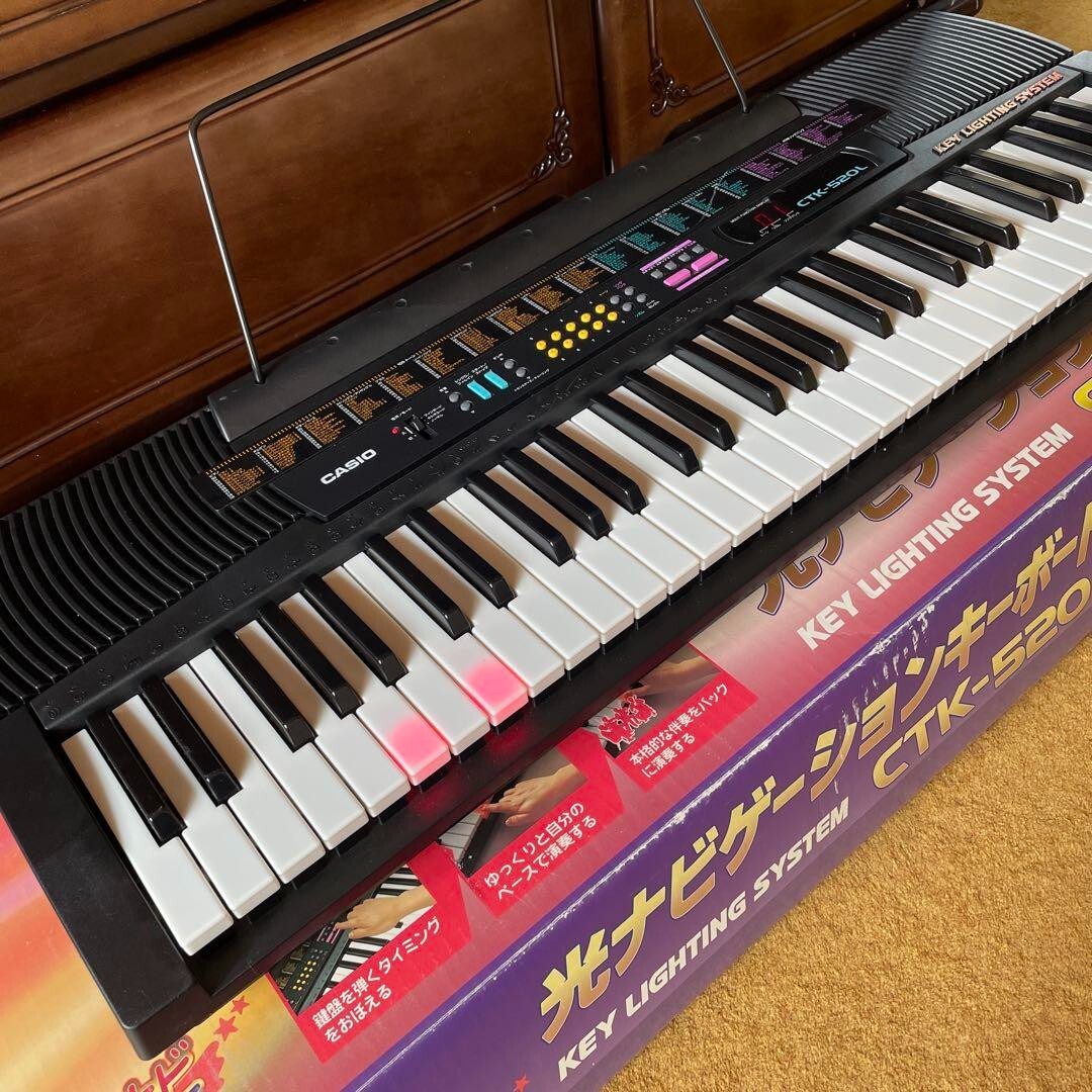 CASIO CTK-520L キーボード CASIO Electronic Keyboards Musical Instrument CTK-520L