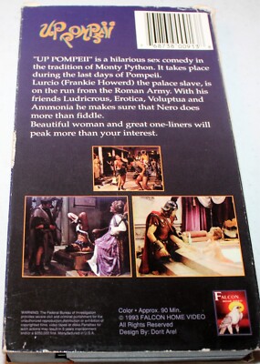 Up Pompeii (VHS, 1971) Frankie Howerd, Patrick Cargill, Monty  