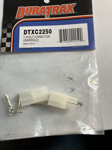 Duratrax DTXC2250 7.2V Tamiya Battery Connectors Unwired & DTXC2216 Battery Lead - Picture 4 of 4
