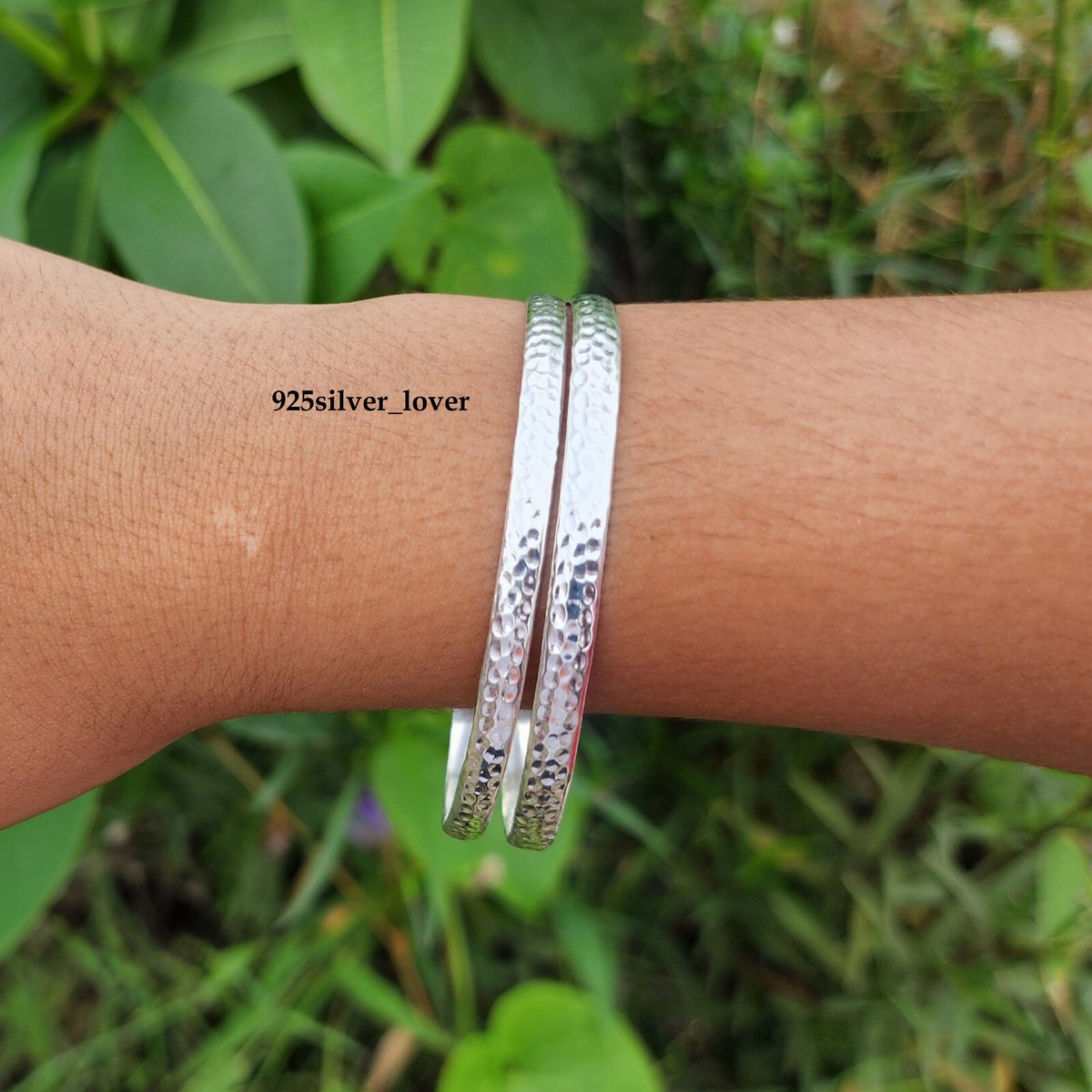 Solid Silver Bangle 925 Sterling Silver Bracelet Gifts For