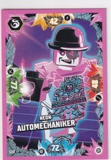 Lego Ninjago Serie 8 TCG Carta Nr. 123 Neon Meccanico D'Auto