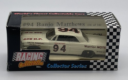 #94 BANJO MATTHEWS 1962 PONTIAC RCCA ACTION 1/64 COLLECTOR SERIES