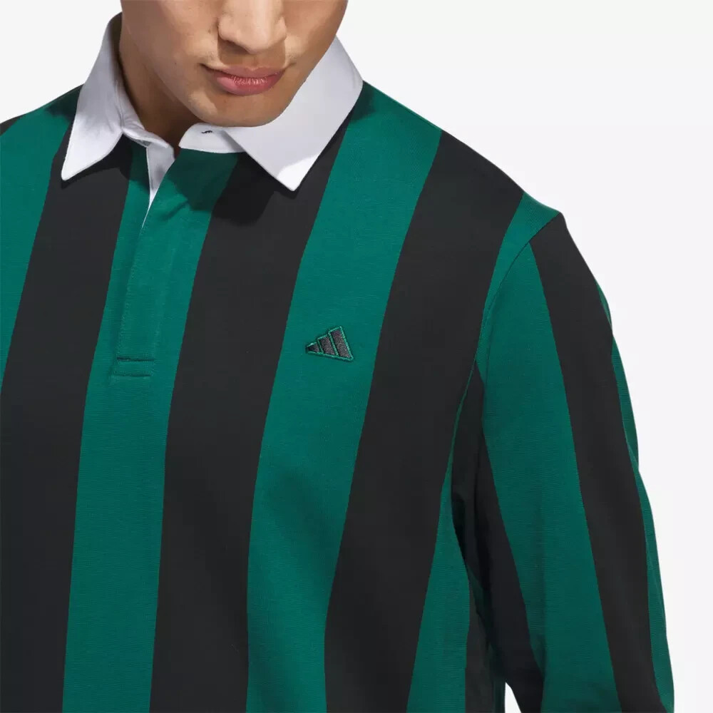 ADIDAS Goto Long Sleeve Loose Fit Golf/Rugby Polo Shirt Mens