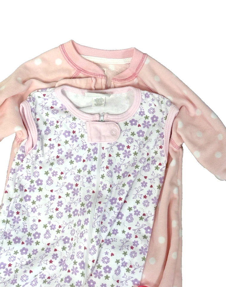 ENORME Adorable Bebé Niñas Ropa Paquete 9 Meses Lote Vestidos Dormir Mamelucos Foto 4 de 4