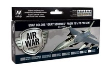 Vallejo Model Air Set - USAF Colors "Gray Schemes" from 70's to present