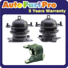 For Honda Pilot 3.5L 6 Speed 16-19 Engine Motor & Trans Mount for Auto Set 3PCS