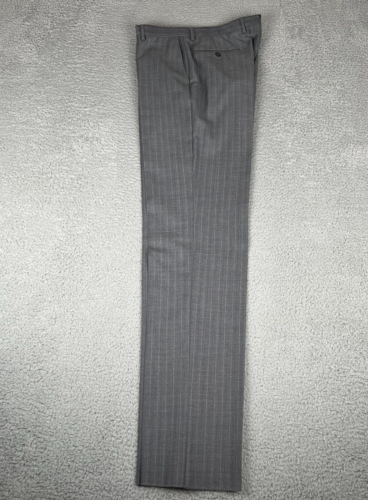 NWT VERSACE COLLECTION Gray Pinstripe 2 Button Wool Suit 40L (EU 50) - Picture 8 of 24
