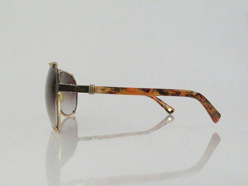 Authentic CHRISTIAN DIOR Chicaco 2 Goldtone Aviator-Style Sunglasses #60091 - Picture 6 of 8