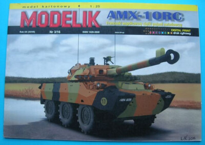 Modelik 3/2016 - Französisches Lichtaufklärungsfahrzeug AMX-10RC