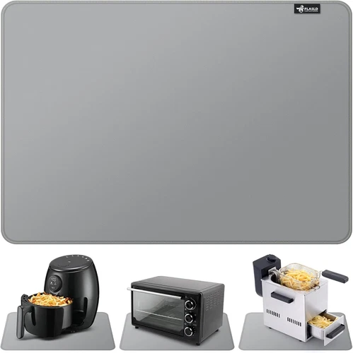 Heat Resistant Mat for Air Fryer Site On Fireproof Silicone Mats for Kitchen