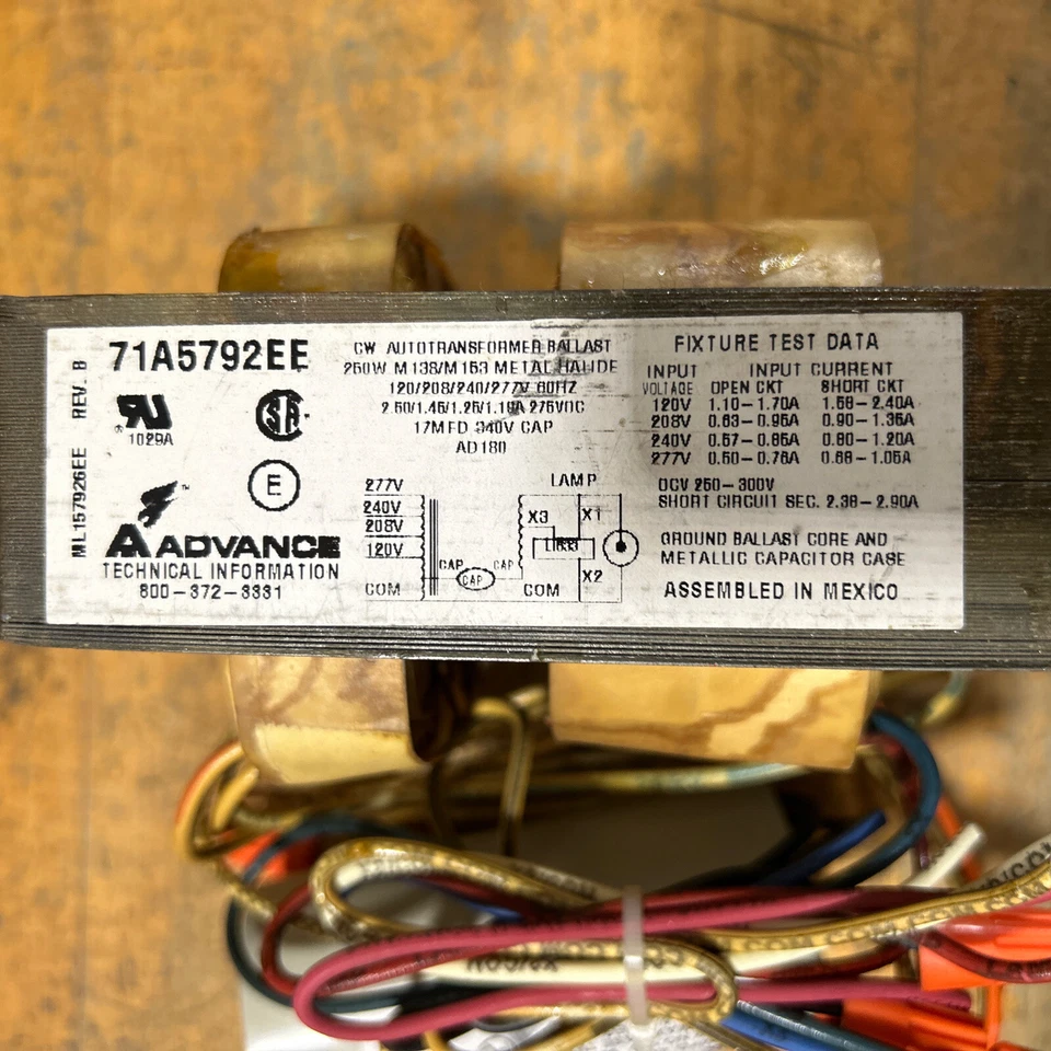 New Advance 150 or 175 Watt Metal Halide Ballast 120v or 220v or 277V - Image 2 of 4