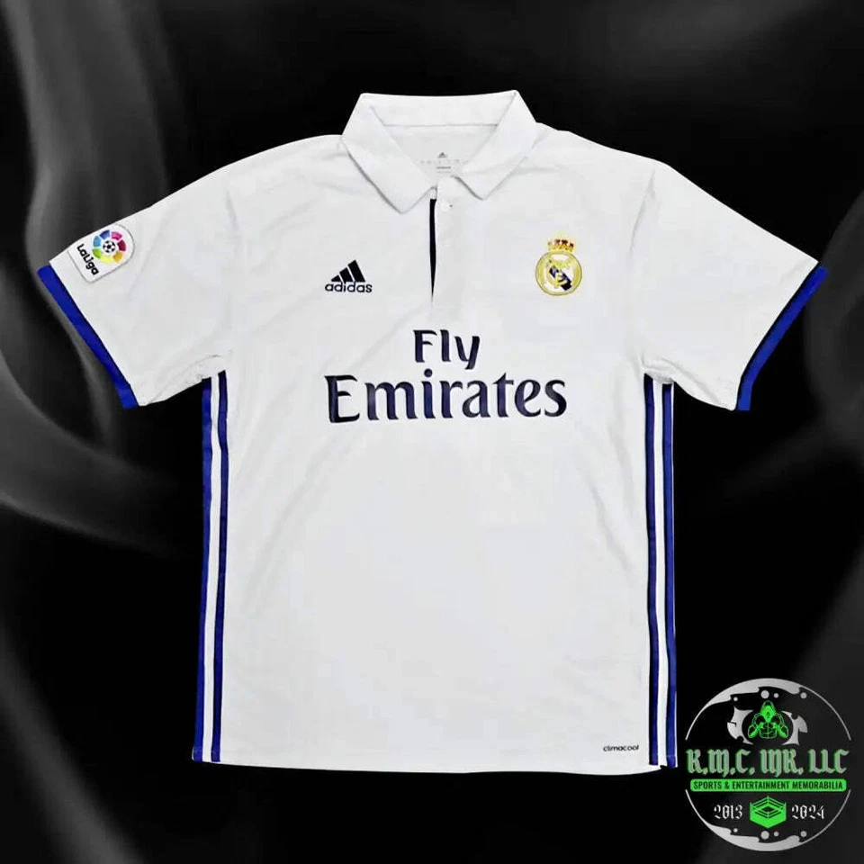 *FIFA CRISTIANO RONALDO CR7 SIGNED AUTOGRAPHED LA LIGA BLUE & WHITE JERSEY W/ PS - Image 3 of 4