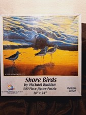 2005 Michael Budden Shore Birds Jigsaw Puzzle NIB
