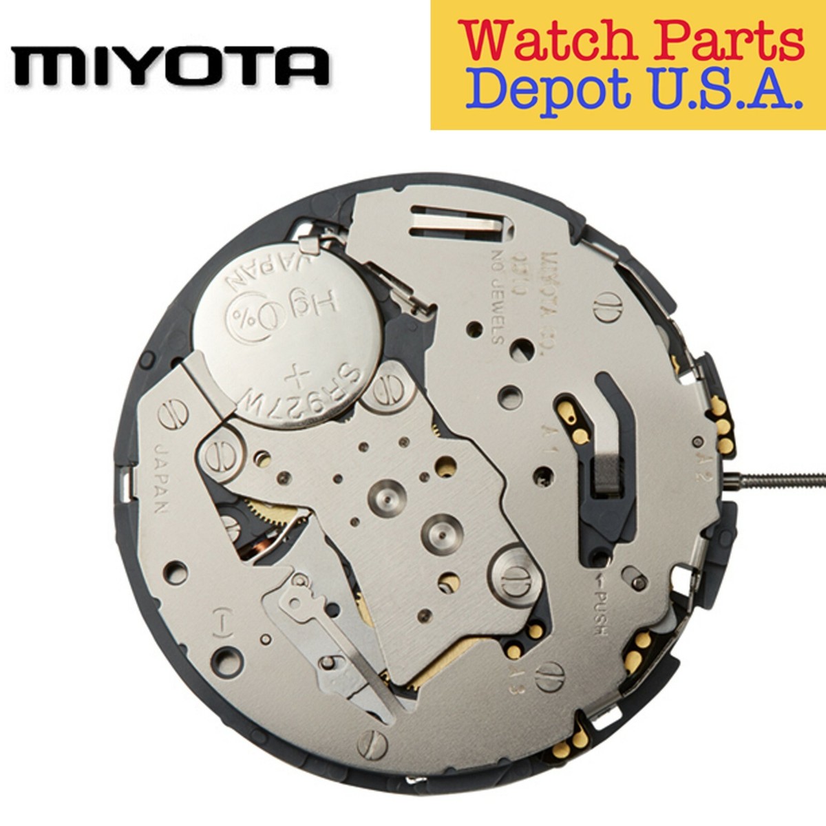 Original Miyota 0S06 Japan Chronograph Quart Movement Hand Day