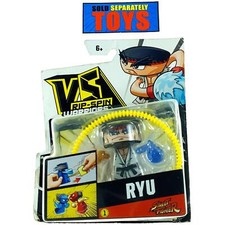 Figura VS Rip Spin Warriors RYU Street Fighter Serie 1 2016 Toy Top Spin Battle