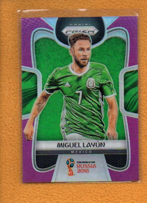 Miguel Layun 2018 Panini Prizm World Cup Prizms Purple #137 /99