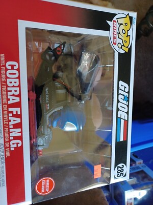 Funko Pop! Rides G.I Joe Cobra F.A.N.G. Helicopter (#285) GameStop Exclusive NEW