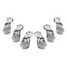 3L3R 6 Strings Electric Guitar Locking Tuning Pegs Chrome Tuners Machine Heads