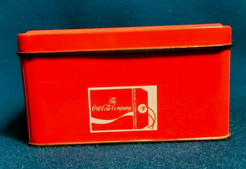 952- COCA COLA SCATOLA RETTANGOLARE IN LATTA VINTAGE RARA - Bild 5 von 15