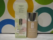 CLINIQUE ~ EVEN BETTER BROAD SPECTRUM MAKEUP ~ WN 01 FLAX ~ 1 OZ