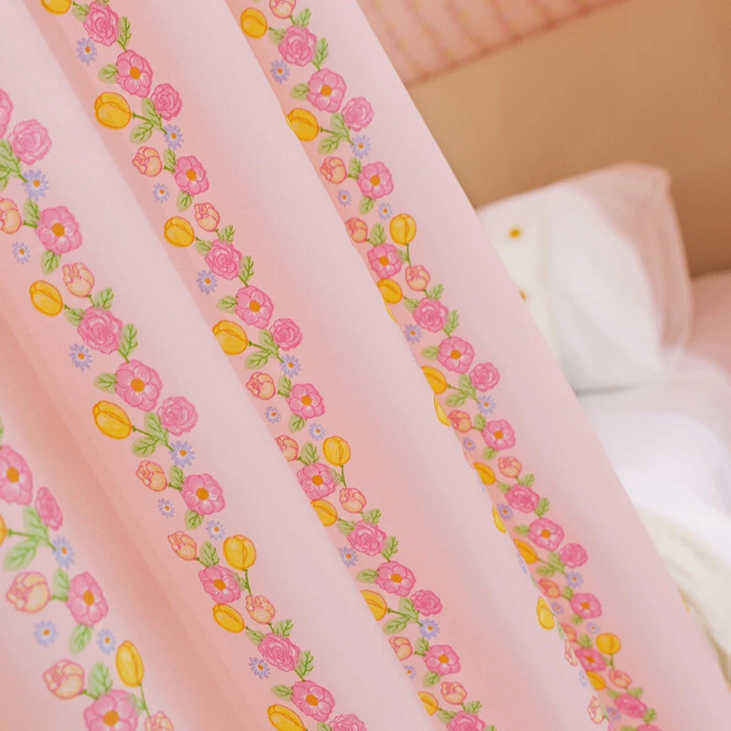 Double Layers Blackout Mosquito Net Curtains Bed Dust Proof Bed Curtain Drapes - Image 2 of 4