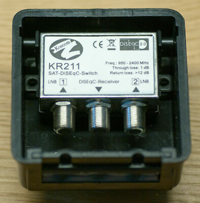 DISEqC-Schalter KR 211 Koscom 950-2400 MHz DISEqC 2.0 - TOP