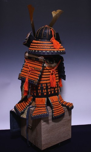 Japan Antique Edo yoroi armor child ornament kabuto katana samurai Busho 6475 - Picture 9 of 14