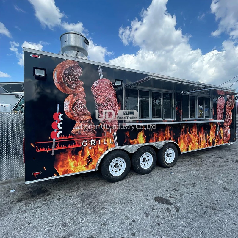 Food Trailer Bbq Grill On Trailer For Sale Food Trailers For Sale