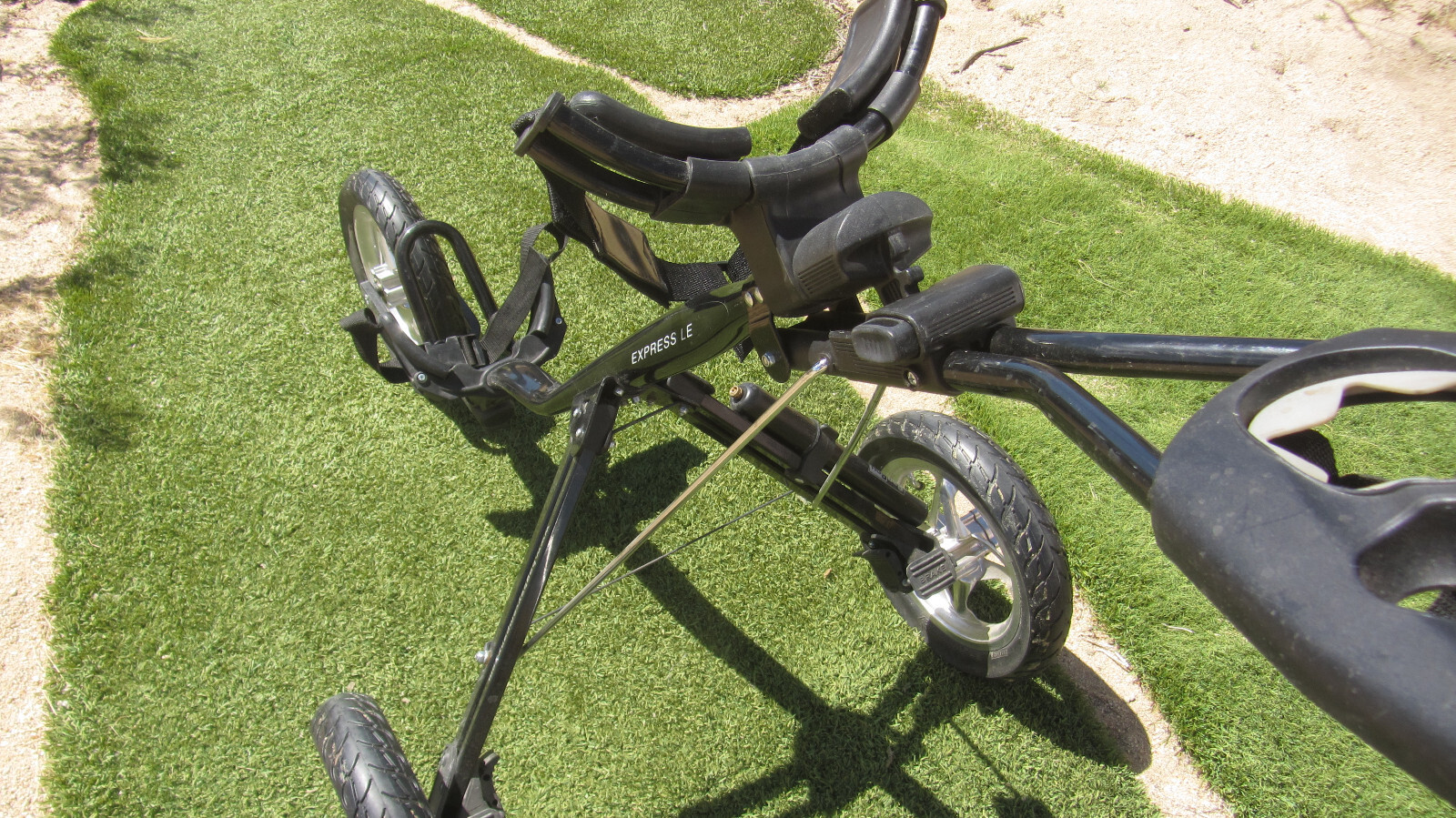 Bag Boy Express LE Enhanced Air Ride System Folding Golf Push Cart