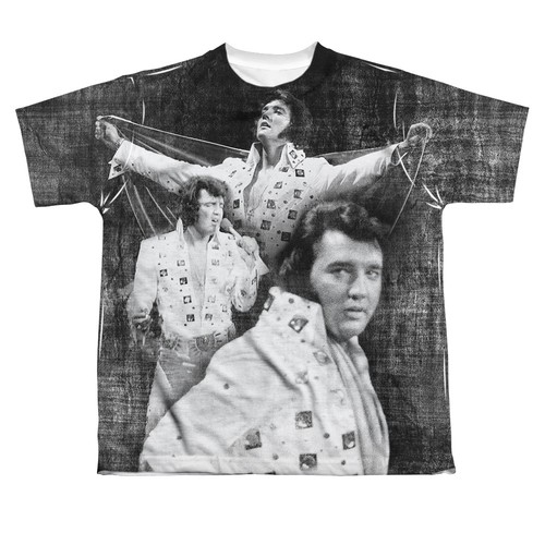 ELVIS PRESLEY LEGENDARY PERFORMANCE Front Boys Girls Tee Shirt SM-XL SZ 6-20