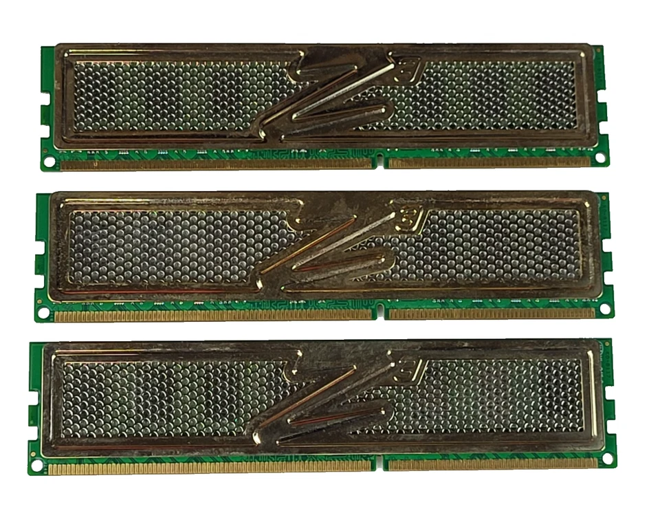 OCZ Gold Series 6GB Kit (3x2GB) PC3-12800 1600MHz DDR3 SDRAM DIMM OCZ3G1600LV6GK - Image 2 of 2