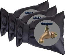 Outdoor Faucet Covers for Winter 3 Packs Hose Bib Protector Spout Cover
