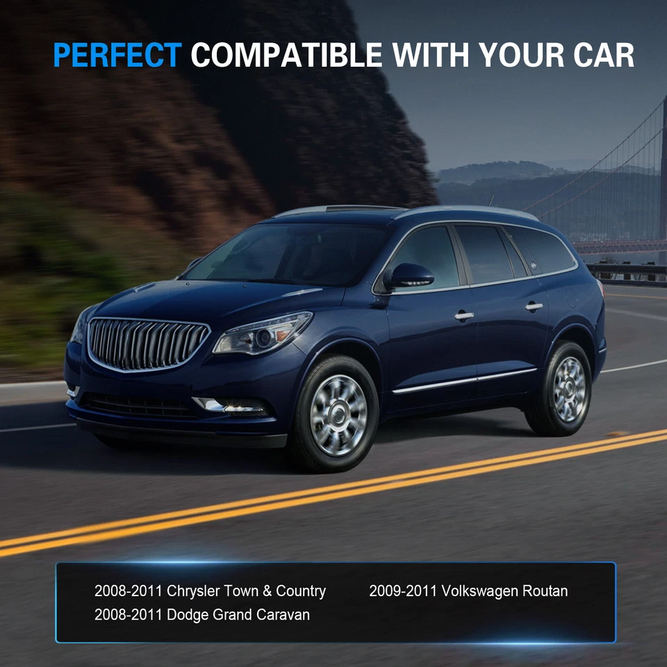 Sensor de velocidade ABS dianteiro esquerdo e direito Dodge Grand Caravan 2 peças 2008-2011 - Imagem 2 de 4