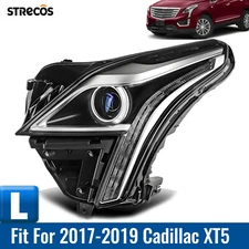 For 2017 2018 2019 Cadillac XT5 Halogen Headlight w/ LED DRL Left Driver Side