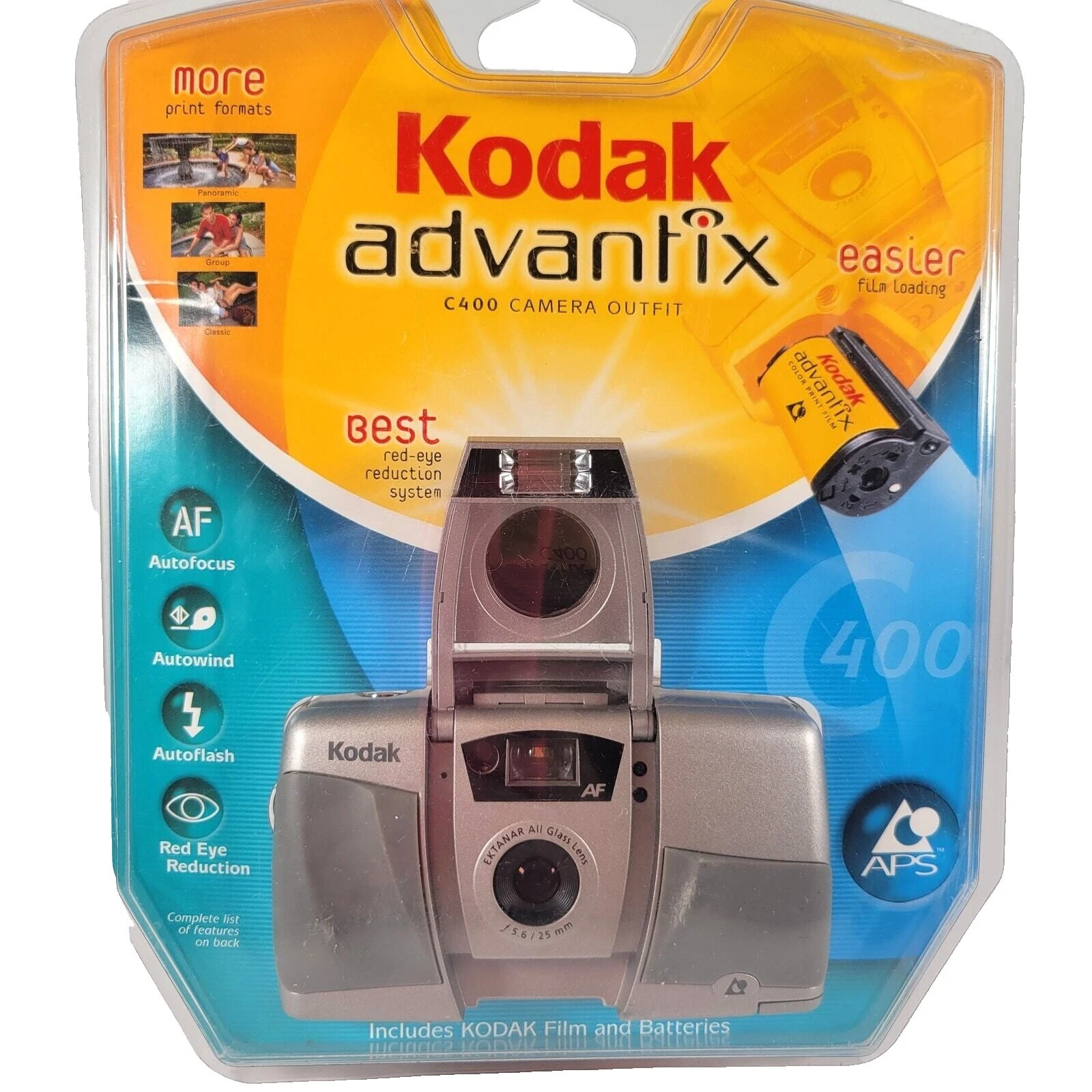 Cámaras de película Kodak Enfoque automático con flash incorporado