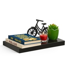 Floating Shelf Wall Shelf High Gloss White Grey Black Shelf