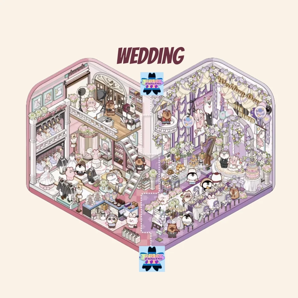 4 (3D) salas de escena isométrica. Hotel, casa, restaurante y museo. Foto 2 de 4