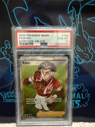 Kabu (Full Art) 186/189 Swsh03: Darkness Ablaze Holo PSA 10