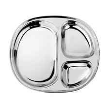 Stainless Steel Kids Plate, Pediatrician Designed Divided Toddler Baby Plat...