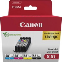 Canon Druckerpatrone CLI-581XXL Bk/C/M/Y Multipack Original Kombi-Pack Xxl