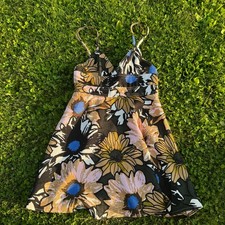 Floral Graphic Fit  Flare Mini Dress