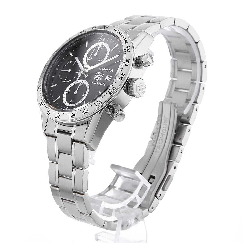 TAG Heuer Carrera Tachymetre Chrono CV2016 BA0786 738401 Stainless Steel Watch