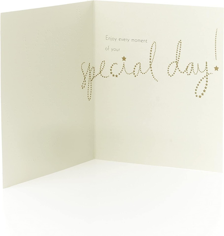 Birthday Card | Gold Lettering Design | With Envelope | eBay UK