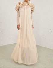 Zimmermann HYPNOTIC CROCHET TRIM GOWN - Size 0 - CURRENT SEASON RRP $1650