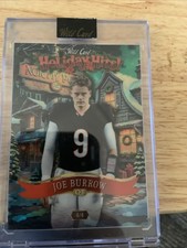 2025 Wild Card Joe Burrow Holiday Hits North Pole 4/4