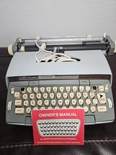 Smith Corona Coronet Automatic 12 Electric Typewriter Vintage, Grey thumbnail