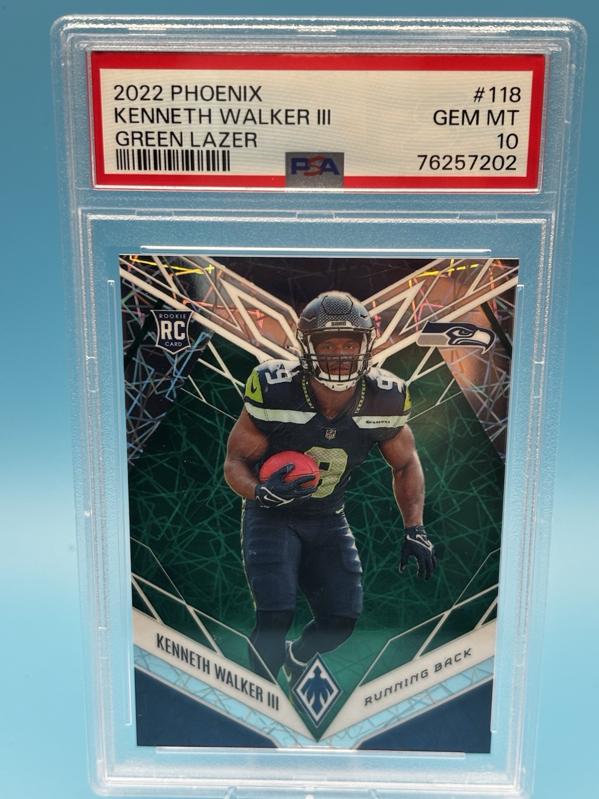 Kenneth Walker III Panini Phoenix #118 Green Lazer