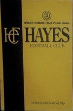 Hayes V Barking - 1979/80 Isthmian League (Premier Division) - 13-Nov-1979