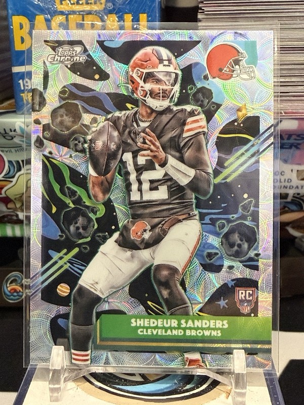 2025 Topps Cosmic Chrome Shedeur Sanders RC Nucleus Refractor #127 Browns TZ
